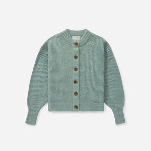 Everlane The Cropped Alpaca Cardigan